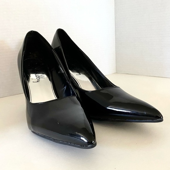 NWOT — Sam & Libby SLORRAZIO Black Retro Pumps Size 10 — Y2K - Picture 5 of 14